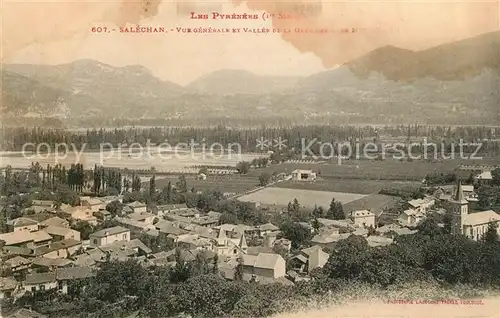 AK / Ansichtskarte Salechan Vue generale et Vallee de la Garonne Salechan