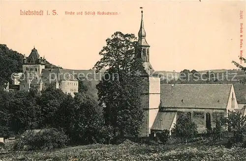 AK / Ansichtskarte Liebstadt Kirche und Schloss Kuckuckstein Liebstadt