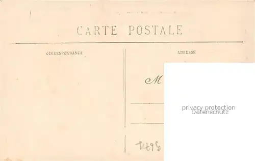 AK / Ansichtskarte Migne Eglise et la Place Vue prise a l Est Migne