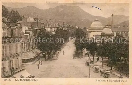 AK / Ansichtskarte La_Bourboule Boulevard Marechal Foch La_Bourboule