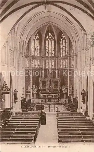 AK / Ansichtskarte Lillebonne Interieur de l Eglise Lillebonne