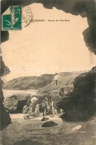 AK / Ansichtskarte Quiberon_Morbihan Grotte de Port Bara Quiberon Morbihan