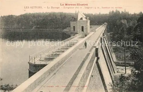AK / Ansichtskarte Les_Settons Le Barrage  Les_Settons