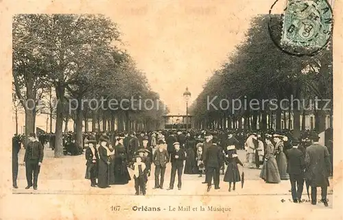 AK / Ansichtskarte Orleans_Loiret Le Mail et la Musique Orleans_Loiret