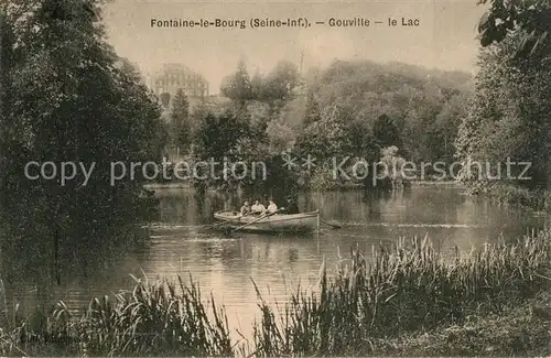 AK / Ansichtskarte Fontaine le Bourg Gouville Le Lac Fontaine le Bourg