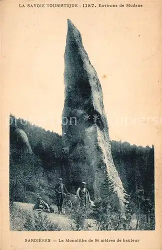 AK / Ansichtskarte Modane Sardieres Le Monolithe de 94 metres de hauteur Modane