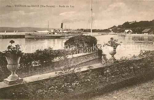 AK / Ansichtskarte Thonon les Bains Bords du Lac Thonon les Bains