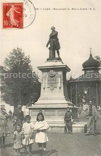 AK / Ansichtskarte Lille_Nord Monument du Maire Andre Lille_Nord