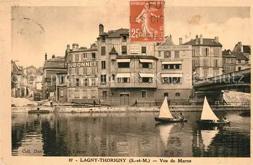AK / Ansichtskarte Lagny sur Marne Vue de Marne Lagny sur Marne