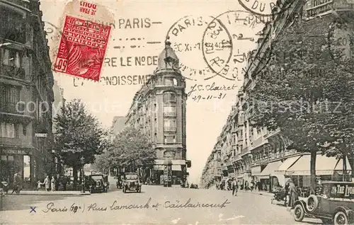 AK / Ansichtskarte Paris Rues Lamarck et Caulaincourt  Paris