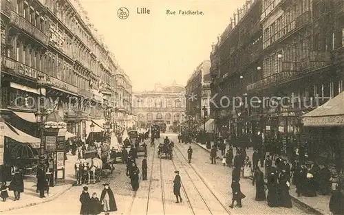 AK / Ansichtskarte Lille_Nord Rue Faidherbe Lille_Nord