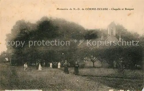 AK / Ansichtskarte Corme Ecluse Monastere de ND Chapelle et Bosquet Corme Ecluse