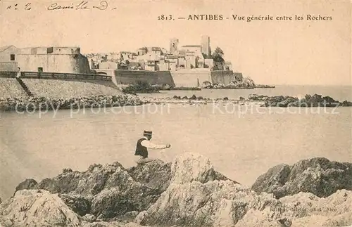 AK / Ansichtskarte Antibes_Alpes_Maritimes Vue generale entre les Rochers Antibes_Alpes_Maritimes