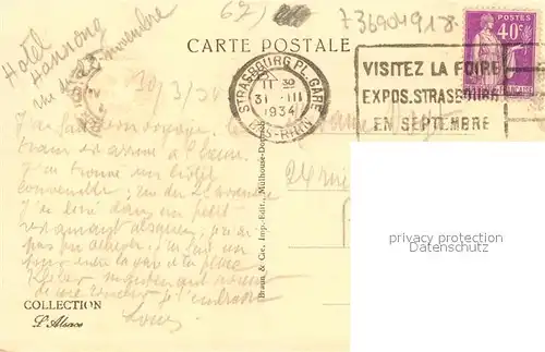 AK / Ansichtskarte Strasbourg_Alsace Pont du Rhin Strasbourg Alsace