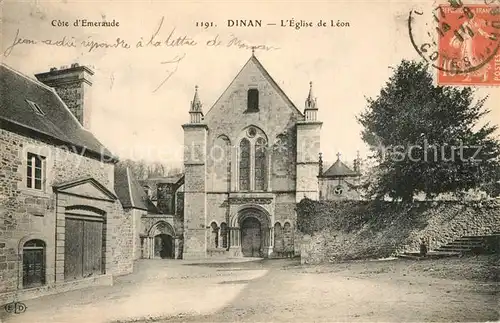 AK / Ansichtskarte Dinan Eglise de Leon Dinan
