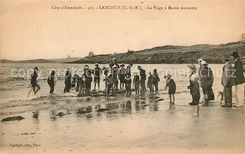 AK / Ansichtskarte Lancieux La Plage a Maree montante Lancieux