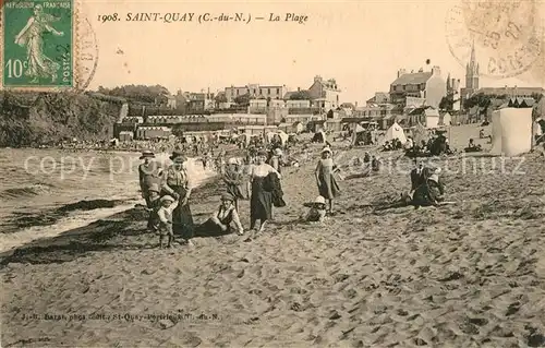 AK / Ansichtskarte Saint Quay Portrieux La Plage Saint Quay Portrieux
