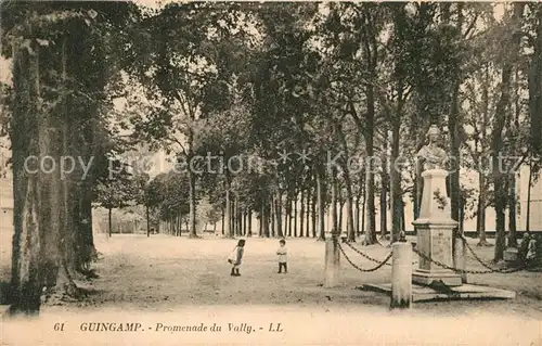 AK / Ansichtskarte Guingamp Promenade du Vally Guingamp