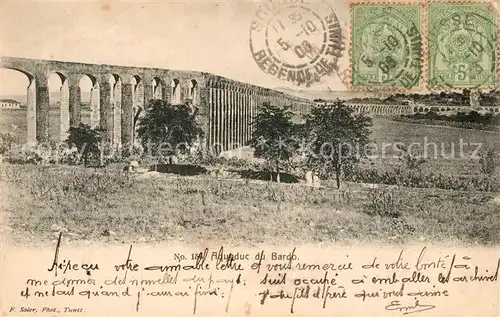 AK / Ansichtskarte Tunis Aquaduc du Bardo Tunis