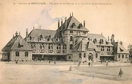 AK / Ansichtskarte Montlucon Hopital de la Charite de Lavault Sainte Anne Montlucon