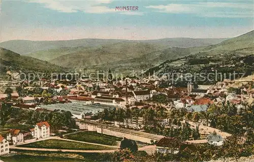 AK / Ansichtskarte Munster_Haut_Rhin_Elsass Vue panoramique Munster_Haut_Rhin_Elsass