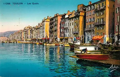 AK / Ansichtskarte Toulon_Var Les quais Toulon_Var