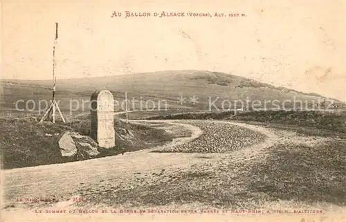 AK / Ansichtskarte Ballon d_Alsace Elsaesser Belchen Vogesen Ballon d Alsace