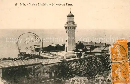 AK / Ansichtskarte Cette_Sete Nouveau phare Station Balneaire 