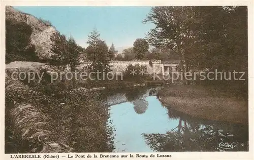 AK / Ansichtskarte L_Arbresle Le Pont de la Brenenne sur la Route de Lozane L_Arbresle