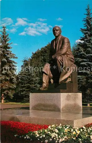AK / Ansichtskarte Moskau_Moscou Lenindenkmal Kreml Moskau Moscou