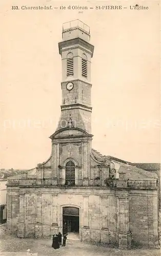 AK / Ansichtskarte Saint_Pierre_d_Oleron Eglise Kirche Saint_Pierre_d_Oleron