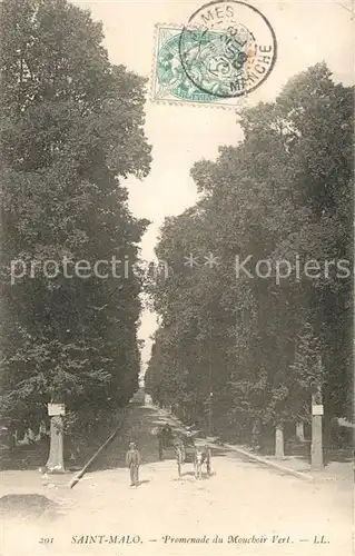 AK / Ansichtskarte Saint Malo_Ille et Vilaine_Bretagne Promenade du Mouchoir Vert Saint Malo_Ille et Vilaine