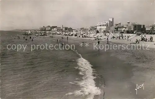 AK / Ansichtskarte Palavas les Flots_Herault La plage Palavas les Flots_Herault