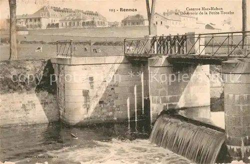 AK / Ansichtskarte Rennes_Ille et Vilaine Caserne Mac Mahon et Deversoir de la Petite Touche 