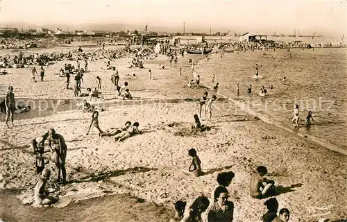 AK / Ansichtskarte Sete_Cette Plage de la ville 