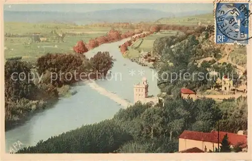 AK / Ansichtskarte Beziers Panorama Vallee de l Orb et Moulin de Bagnols Beziers