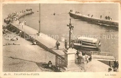 AK / Ansichtskarte Palavas les Flots_Herault Les Jetees Palavas les Flots_Herault