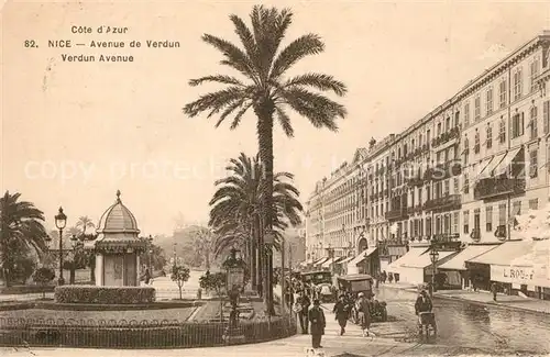 AK / Ansichtskarte Nice_Alpes_Maritimes Avenue de Verdun Nice_Alpes_Maritimes