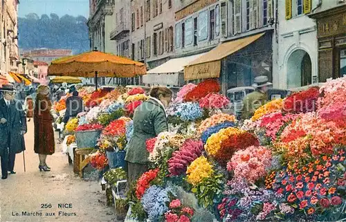 AK / Ansichtskarte Nice_Alpes_Maritimes Marche aux Fleurs Nice_Alpes_Maritimes