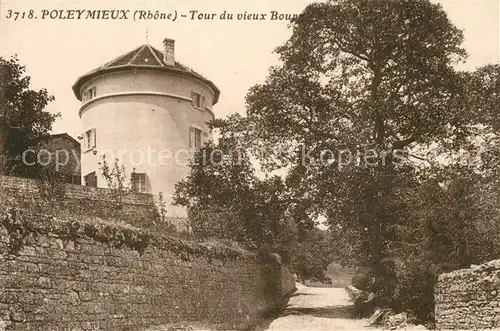 AK / Ansichtskarte Poleymieux au Mont d_Or Tour du vieux Bourg Poleymieux au Mont d_Or