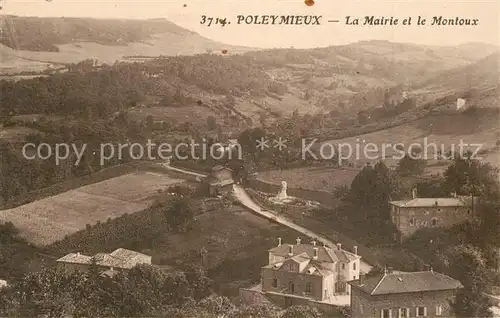 AK / Ansichtskarte Poleymieux au Mont d_Or La Mairie et le Montoux Poleymieux au Mont d_Or