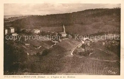 AK / Ansichtskarte Villeurbanne Eglise et les Rivieres Villeurbanne