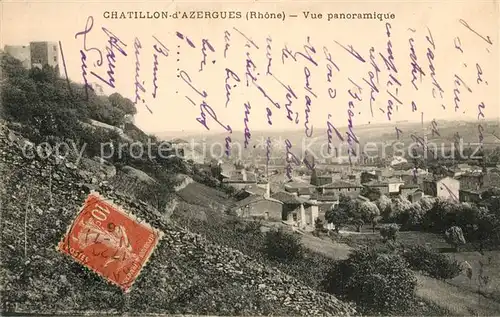 AK / Ansichtskarte Chatillon_d_Azergues Vue panoramique 