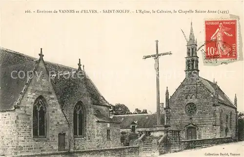 AK / Ansichtskarte Saint Nolff Eglise le Calvaire la Chapelle Sainte Anne Saint Nolff