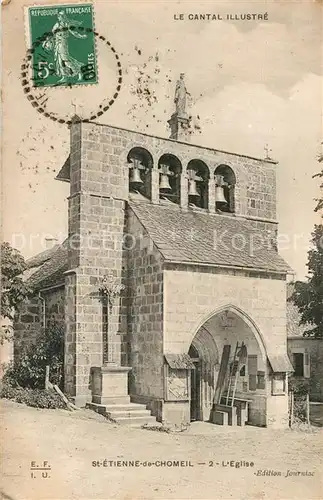 AK / Ansichtskarte Saint Etienne de Chomeil Eglise Saint Etienne de Chomeil
