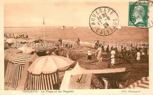 AK / Ansichtskarte Houlgate La Plage et les Regates Houlgate