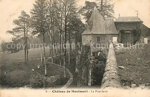 AK / Ansichtskarte Montmort Chateau de Montmort Le Pont levis Montmort