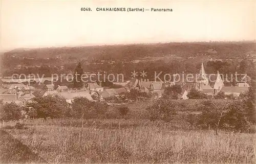 AK / Ansichtskarte Chahaignes Panorama Chahaignes