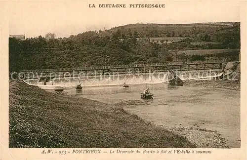 AK / Ansichtskarte Pontrieux Le Deversoir du Bassin a flot et lEchelle a saumons Pontrieux
