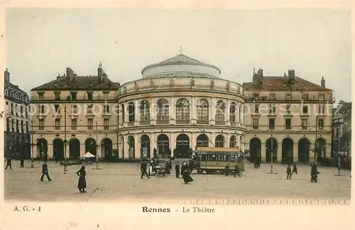 AK / Ansichtskarte Rennes_Ille et Vilaine Le Theatre 